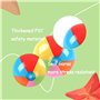 Sonwaha Lot de 4 Ballon de Plage Gonflable, Fruit Gonflable Ballon de Plage Durable Jeu d'eau et de Plage Balles à Eau Gonflable