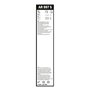 Bosch Balais d'Essuie–Glace Plats Aerotwin Retrofit AR997S, Longueur: 600mm/550mm – 1 Paire de Balais avant