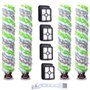 BLUELIRR Lot Remplacement 4 Brosse Rouleau + 4 Filtres Crosswave 17132 et 2225N Series pour Familles avec Animaux Domestiques Fu