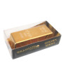 Xshelley Butée de porte/presse-papier en forme de barre d'or brillante 1 kg