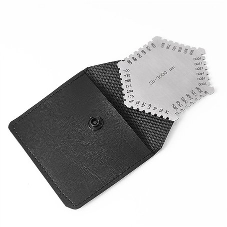 25-3000um Peigne à Film Humide Hexagonal Jauge D'épaisseur de Film Humide Jauge D'paisseur de Film Humide en Acier Inoxydable av