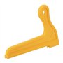 2 Pcs V-type Scies À Bois Poussoirs Pour Table De Menuiserie Routeur Lame De Travail Portable Jaune ABS Longueur 8.07 pouce