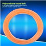 PU Courroie de Transmission Ronde Lisse Haute Performance pour Transmission Orange, 1.00V