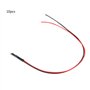 Garosa 10pcs 12v 3mm Diode Ampoule LED diode électroluminescente LED câblé multicolore câble de lumière LED à économie d'énergie