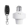 QIACHIP Lampe à télécommande sans fil Douille E27 Base d'ampoule