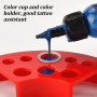 300 Pièces Tattoo Encre Cup pour Tatouage avec 2 Supports de Gobelets, 100 Petites, 100 Moyennes, 100 Grandes Capsules d'Encre p