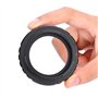 ASHATA Adaptateur de Monture T/T2 Adaptateur de Bague en T en Aluminium pour Appareil Photo EF DSLR 650D 60D 550D, etc. - Noir