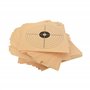 Lot de 100 cibles 14 x 14 cm en carton 300 g/m² - Couleur Sépia Compétition - Espace Pointage et Joueur - Pour Airsoft, Air Comp