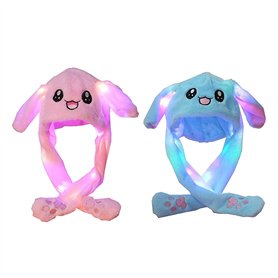 YouYuer 2PCS LED Oreilles de Lapin Bandeau Intéressant Lapin Chapeau Airbag Capuchon en Oreilles de Lapin Bonnet Kawaii Bonnet O YouYuer 2PCS LED Oreilles de Lapin Bandeau Intéressant Lapin Chapeau Airbag Capuchon en Oreilles de Lapin Bonnet Kawaii Bonnet O