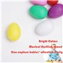 FLYAMAPIRIT Maracas Lot de 24 shakers à œufs musicaux pour bébés et tout-petits (6 couleurs, 24 pièces)