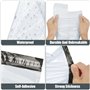 KOMABLEN 120 Pièces Enveloppe Plastique Expedition, Autoadhésive Emballage Colis Vinted 4 Tailles S/M/L/XL, Opaque Imperméable C