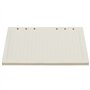 KOHAND Lot de 10 recharges de papier ligné A5, 6 trous perforés, inserts de recharge A5 lignés rechargeables pour agenda, classe