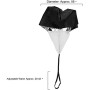Parachute de Resistance,Vitesse Formation Running Parapluie 56 Pouces Sprint Training Parachute pour Entraînement d'Endurance Ex