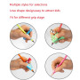 TSKDKIT Lot de 10 Guides doigts pour gauchers et droitier - guide doigt enfant pencils grip poignées de crayon pour enfants Grip