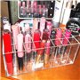 DRERIO 24 Compartiments Rangement Rouge a Levre Rangement Cosmetique en Acrylique Transparent Organiseur Maquillage Cosmétique B