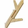 FREOSEN Porte Manteau Mural en Bois Naturel Portant Vêtements Mural en Bamboo Porte Manteau Bois Vertical Corchets Patère en Boi