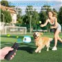 Rawhui Lanceur de Balle pour Chien Automatique Jeu Intelligence Chien Balles de Tennis pour Chiens de Grand et Moyenne Taille
