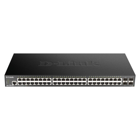D-Link DGS-1250-52X Switch Smart+ 48-Port Gigabit + 4x 10G SFP+ Idéal pour Entreprise Administration et Réseaux Gérés