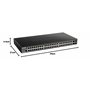 D-Link DGS-1250-52X Switch Smart+ 48-Port Gigabit + 4x 10G SFP+ Idéal pour Entreprise Administration et Réseaux Gérés