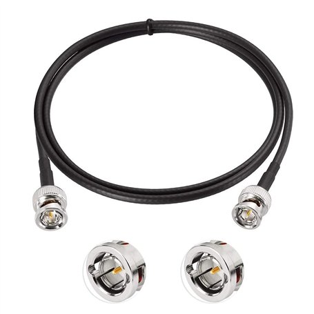 Bingfu Cable SDI Rallonge BNC Mâle à Mâle Belden 1855A 75 ohms 1m /3.28pi pour 4K HD 3G 6G SDI Vedio Caméra Enregistreur Convert