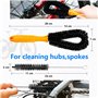 Lot de 7 Kit de Nettoyage pour Vélos, Bicyclette Outil de Nettoyage Outils De Nettoyage Brosse de Nettoyage avec Brosse et Netto