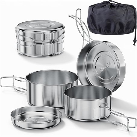 Bestargot Kit de Casserole Camping