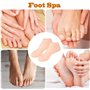 1 Paire Chaussettes Hydratantes Silicone, Chaussettes en Gel pour Spa, Chausette Hydratant Pied, Chaussette Soin Pied, Chaussett