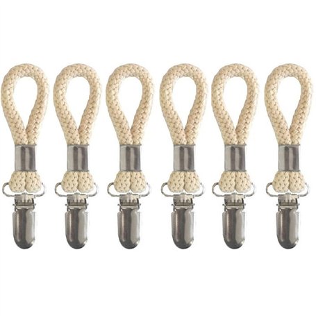 Ensemble de 6 Pinces À Serviette