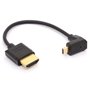HTGuoji Câble micro HDMI coudé