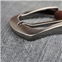 Boucle de Ceinture en Métal Réglable pour Homme et Femme - Clipsable en Nylon pour Ceinture en Tissus - Boucle de Rechange 40MM