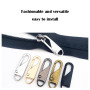 12 pièces tirettes de réparation fermeture attache fermeture eclair rapide amovible languette de réparation pour zipper