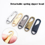 12 pièces tirettes de réparation fermeture attache fermeture eclair rapide amovible languette de réparation pour zipper