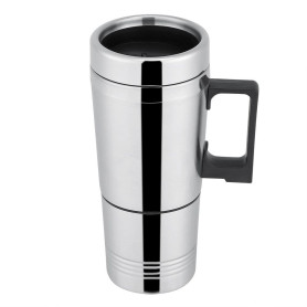 Bouilloire Électrique de Voiture 300ml Tasse Chauffante avec Branchement sur l'Allume-Cigare Véhicule Bouilloire Voyage Isolatio