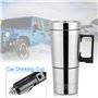 Bouilloire Électrique de Voiture 300ml Tasse Chauffante avec Branchement sur l'Allume-Cigare Véhicule Bouilloire Voyage Isolatio