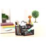 Rangement Bureau Organisateur, Netume Métal Grillagé Organiseur /Pot a Crayon/Accessoire/Porte Stylo, Multifonction Fourniture P