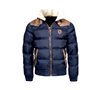 Geographical Norway Abramovitch Men - Manteau Chaud Fourrure Automne Hiver - Veste Chaude Homme Blouson Manches Longues Coupe Ve