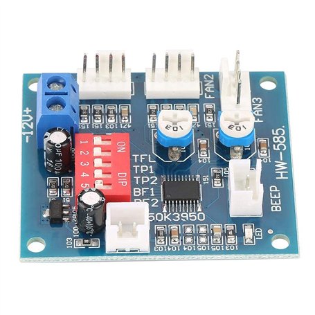 DC 12 V 4 Fils Thermostat PWM Contrôleur de Vitesse Ventilateur avec Capteur DIY Carte Module de Gouverneur pour PC + Buzzle et