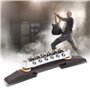 Pont de Guitare, chevalet de Rouleau en Palissandre pour SG LP Type Guitare Jazz Accessoire pour Guitare