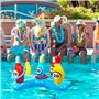 Conception de quilles de Bowling, Jeu de Lancer d'anneaux gonflables, Jeux de Lancer de Piscine Jeux d'eau flottants, Jouets de