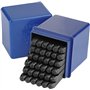 Coffret de 36pcs 6mm Poinçons à Frapper Chiffres et Lettres en Acier au Carbone pour Metal