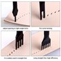 QIMEI-SHOP Kit Outils Perforatrice 4mm DIY Outils de Couture de Poinçon de Trou en Cuir En Acier Craft Laçage Coudre Ciseau Set 