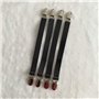 Enyolidimk Lot de 4 pinces élastiques droites noires pour porte-jarretelles pour chemise, porte-jarretelles et porte-jarretelles