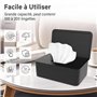 Kolamom Boîte à Lingettes Distributeur, Boîtes de Papier Toilette Humide pour Bébés et Adultes, Boîte de Lingette Humides avec C