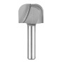 SpeTool Fraise Bol et Plateau de Fraise Defonceuse 8mm Fraise CNC Diamètre de coupe de 25mm Fraise à Rainure Ronde Outils à Bois