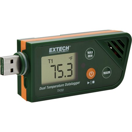 Extech TH30 Enregistreur de données température double USB