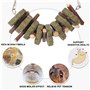 Xinzistar 2 Pièces Jouets à Mâcher pour Petits Animaux Lapins Hamsters Chinchillas Cobayes Cochons d'Inde Branches de Pommier Na