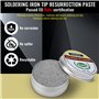 Nettoyant de Pointe de Fer à Souder, 30g Pointe de Soudure Pâte Propre, Nettoyant pour Panne de Soudure pour Enlever L'oxydation
