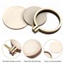 Mini Cadre À Broder en Bois 10 Pièces Bois Cadre Tambour Broderie Petits Cerceaux Ronds Réglables pour Point de Croix Pendentif 