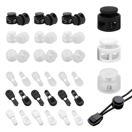 Lot de Bouchon de Cordon en Nylon de Haute Qualité