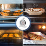 jatimdotin Thermometre Cuisine, Thermomètre de Cuisine au Four, Thermomètre de Four en Acier Inoxydable, Thermomètre pour Grille
